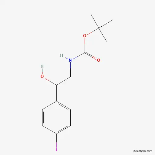 [2-HYDROXY-2-(4-IODO-페닐)-에틸]-탄산 tert-부틸 에스테르