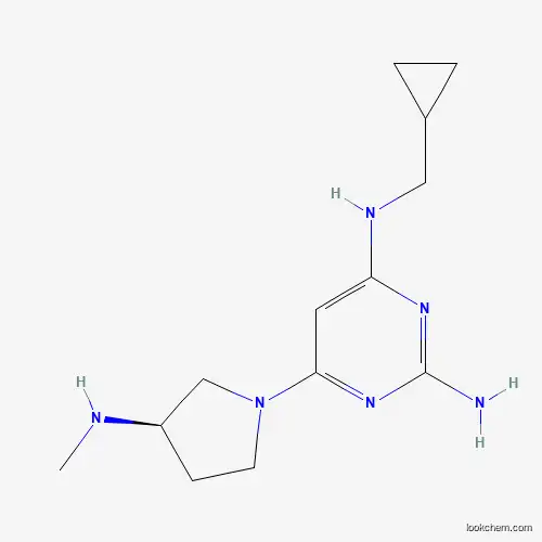 4-N-(cyclopropylmethyl)-6-[(3R)-3-(methylamino)pyrrolidin-1-yl]pyrimidine-2,4-diamine CAS No.943057-12-3