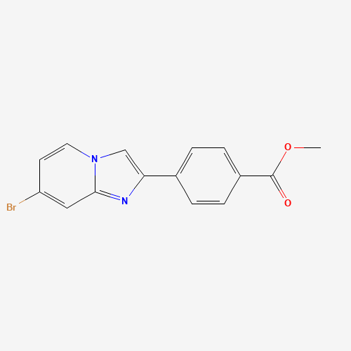 4-(7-Bromo-imidazo[1,2-a]pyridin-2-yl)-benzoic acid methyl ester