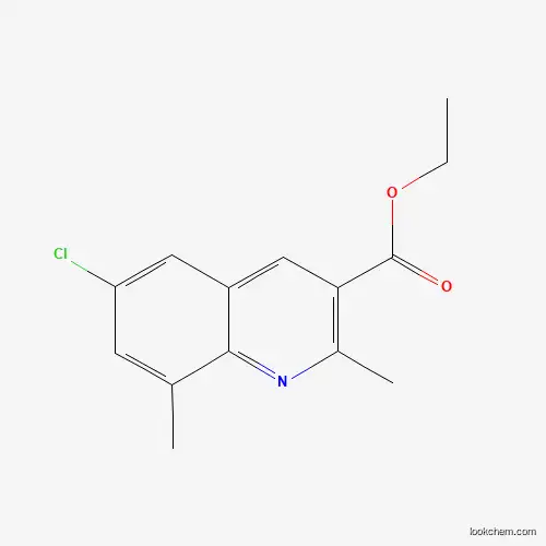 6-Chloro-2,8-dimethylquinoline-3-carboxylic acid ethyl ester