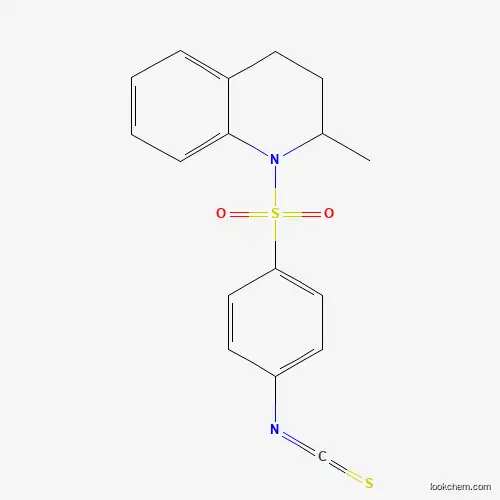 Molecular Structure of 956576-75-3 (1-[(4-Isothiocyanatophenyl)sulfonyl]-2-methyl-1,2,3,4-tetrahydroquinoline)