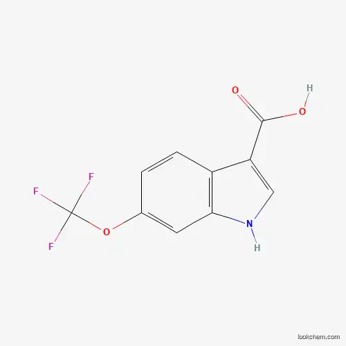 Molecular Structure of 959238-96-1 (6-(Trifluoromethoxy)-1H-indole-3-carboxylic acid)