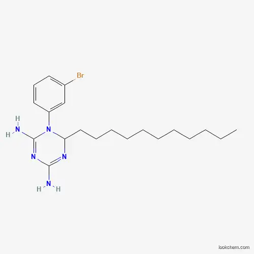Molecular Structure of 109935-88-8 (1-(3-Bromophenyl)-6-undecyl-1,3,5-triazinane-2,4-diimine)