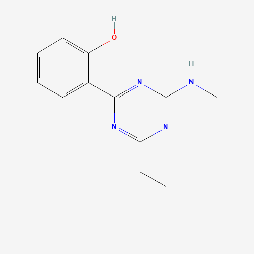 Molecular Structure of 146998-52-9 (2-[4-(Methylamino)-6-propyl-1,3,5-triazin-2-yl]phenol)