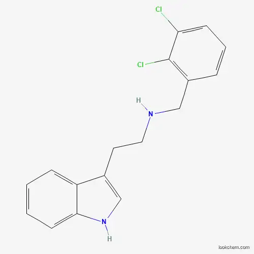 Molecular Structure of 155503-33-6 (N-[(2,3-dichlorophenyl)methyl]-2-(1H-indol-3-yl)ethanamine)