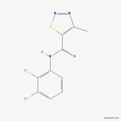 Molecular Structure of 183306-33-4 (N-(2,3-dichlorophenyl)-4-methyl-1,2,3-thiadiazole-5-carboxamide)
