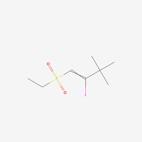 Molecular Structure of 198220-37-0 (1-(Ethylsulfonyl)-2-iodo-3,3-dimethyl-1-butene)