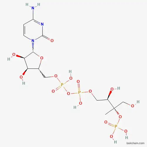 Molecular Structure of 263016-95-1 (4-CDP-2-C-methyl-D-erythritol 2-phosphate)