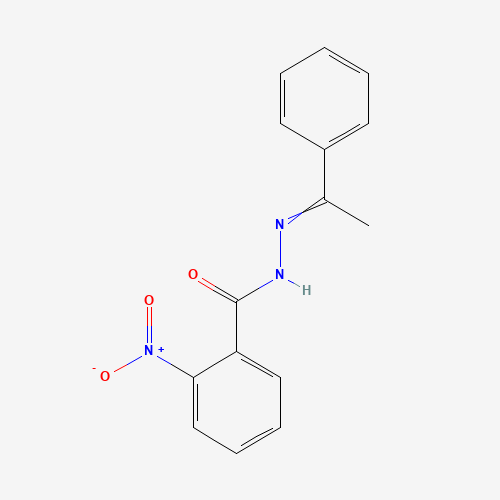Molecular Structure of 299405-41-7 (2-Nitrobenzoic acid 2-(1-phenylethylidene)hydrazide)