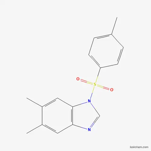 Molecular Structure of 320740-72-5 (5,6-dimethyl-1-[(4-methylphenyl)sulfonyl]-1H-benzimidazole)