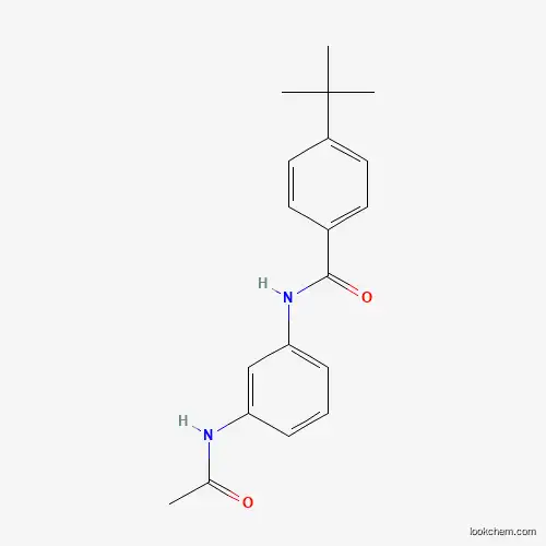 Molecular Structure of 329058-20-0 (N-[3-(acetylamino)phenyl]-4-tert-butylbenzamide)