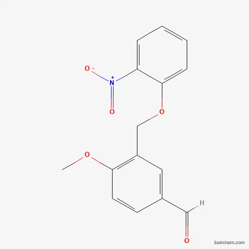 4-Methoxy-3-[(2-nitrophenoxy)methyl]benzaldehyde
