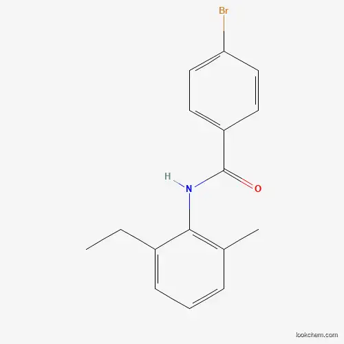 Molecular Structure of 331845-79-5 (4-bromo-N-(2-ethyl-6-methylphenyl)benzamide)