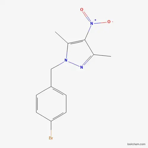 Molecular Structure of 333311-69-6 (1-(4-bromobenzyl)-3,5-dimethyl-4-nitro-1H-pyrazole)