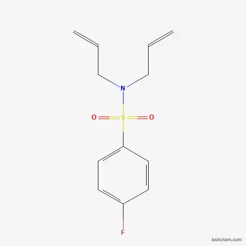 Molecular Structure of 346692-05-5 (N,N-diallyl-4-fluorobenzenesulfonamide)