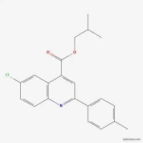 이소 부틸 6- 클로로 -2- (4- 메틸페닐) -4- 퀴놀린 카르 복실 레이트