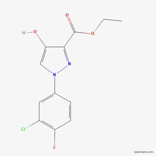 ethyl 1-(3-chloro-4-fluorophenyl)-4-hydroxy-1H-pyrazole-3-carboxylate