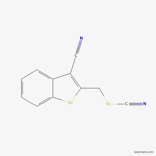 Molecular Structure of 39828-50-7 (Selenocyanic acid, (3-cyanobenzo[b]selenophene-2-yl)methyl ester)