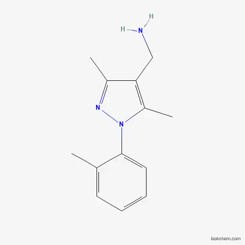 [3,5-dimethyl-1-(2-methylphenyl)-1H-pyrazol-4-yl]methanamine