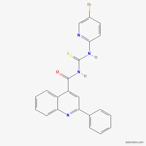 N-[(5-bromopyridin-2-yl)carbamothioyl]-2-phenylquinoline-4-carboxamide