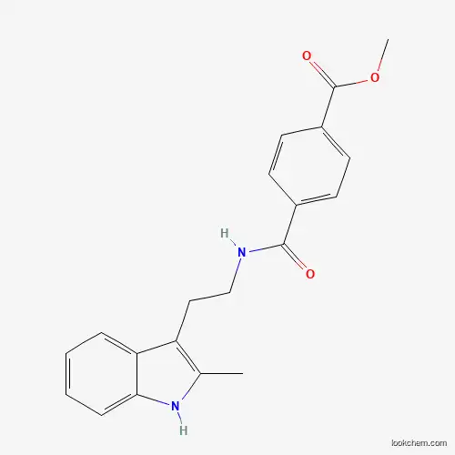 Molecular Structure of 442632-73-7 (methyl 4-{[2-(2-methyl-1H-indol-3-yl)ethyl]carbamoyl}benzoate)