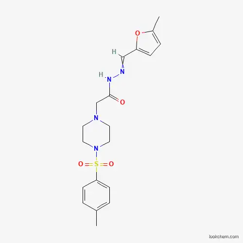 Molecular Structure of 499209-20-0 (4-[(4-Methylphenyl)sulfonyl]-1-piperazineacetic acid 2-[(5-methyl-2-furanyl)methylene]hydrazide)