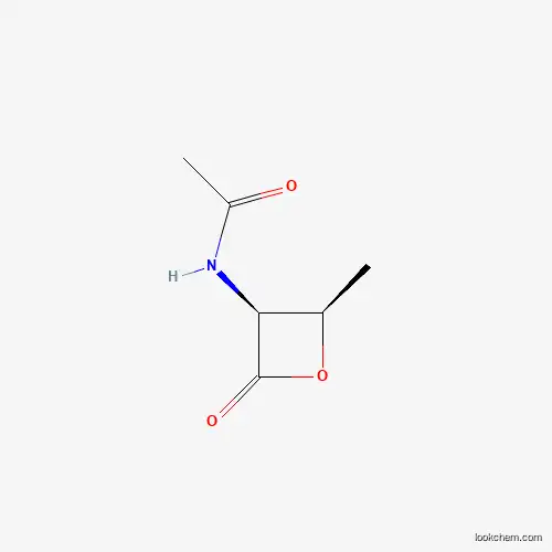 Molecular Structure of 83151-09-1 ((2R-cis)-N-(2-Methyl-4-oxo-3-oxetanyl)actamide)
