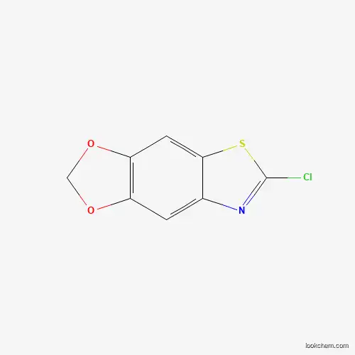 Molecular Structure of 155559-77-6 (6-Chloro[1,3]dioxolo[4,5-f][1,3]benzothiazole)