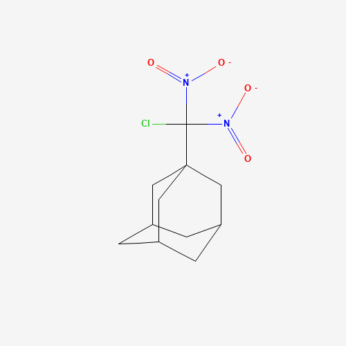 Molecular Structure of 161373-18-8 (1-(Chlorodinitromethyl)tricyclo[3.3.1.13,7]decane)