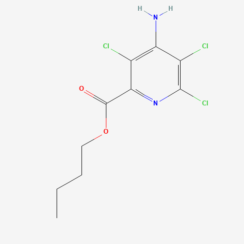 Molecular Structure of 19677-58-8 (Butyl 4-amino-3,5,6-trichloropyridine-2-carboxylate)