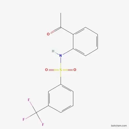 N-(2-acetylphenyl)-3-(trifluoromethyl)benzenesulfonamide
