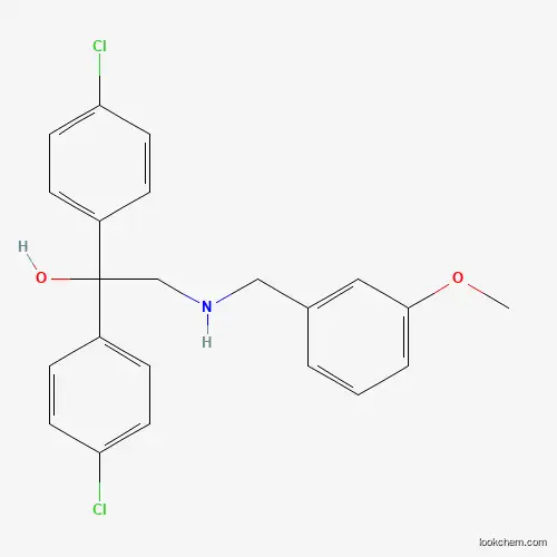1,1-Bis(4-chlorophenyl)-2-[(3-methoxyphenyl)methylamino]ethanol