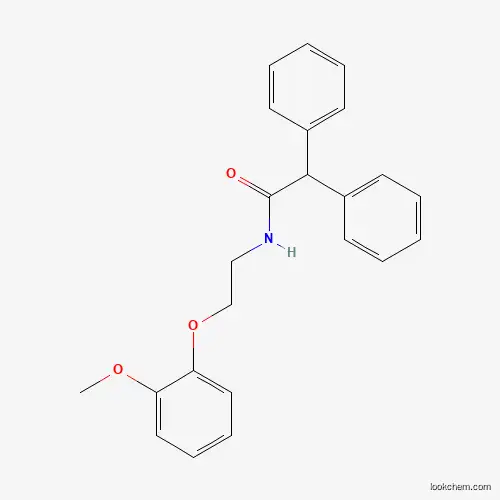 Molecular Structure of 329919-30-4 (N-[2-(2-methoxyphenoxy)ethyl]-2,2-diphenylacetamide)