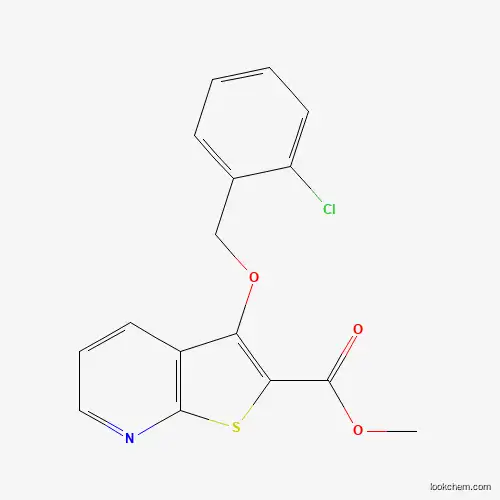 Methyl 3-[(2-chlorophenyl)methoxy]thieno[2,3-b]pyridine-2-carboxylate