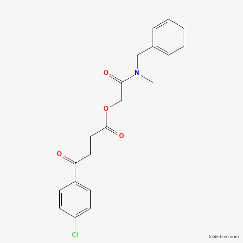 Molecular Structure of 380211-88-1 ([2-[Benzyl(methyl)amino]-2-oxoethyl] 4-(4-chlorophenyl)-4-oxobutanoate)
