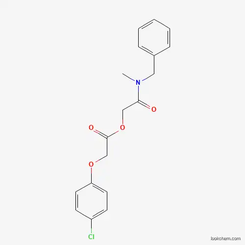 Molecular Structure of 380212-00-0 ([2-[Benzyl(methyl)amino]-2-oxoethyl] 2-(4-chlorophenoxy)acetate)