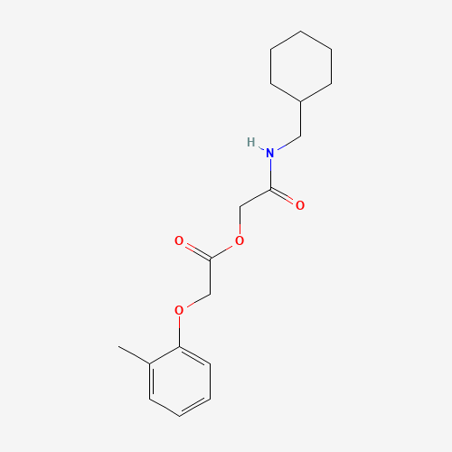 Molecular Structure of 399586-77-7 ([2-(Cyclohexylmethylamino)-2-oxoethyl] 2-(2-methylphenoxy)acetate)