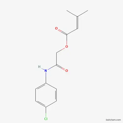 Molecular Structure of 438595-84-7 ([2-(4-Chloroanilino)-2-oxoethyl] 3-methylbut-2-enoate)