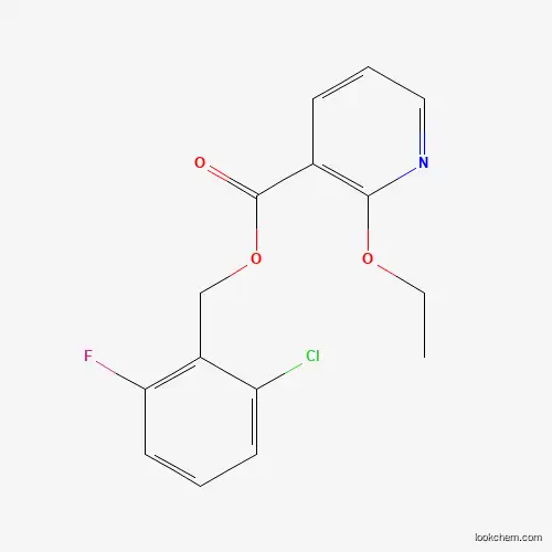 Molecular Structure of 474388-44-8 ((2-Chloro-6-fluorophenyl)methyl 2-ethoxypyridine-3-carboxylate)