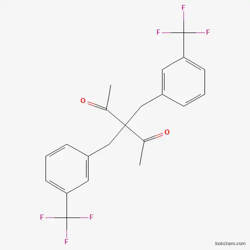 Molecular Structure of 477847-82-8 (3,3-Bis[3-(trifluoromethyl)benzyl]-2,4-pentanedione)