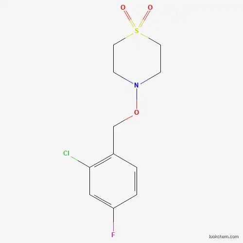 4-[(2-Chloro-4-fluorobenzyl)oxy]-1lambda~6~,4-thiazinane-1,1-dione