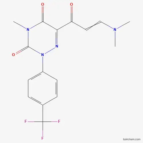 6-[3-(dimethylamino)acryloyl]-4-methyl-2-[4-(trifluoromethyl)phenyl]-1,2,4-triazine-3,5(2H,4H)-dione