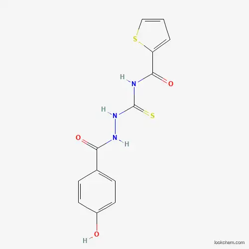 N-{[2-(4-hydroxybenzoyl)hydrazino]carbothioyl}-2-thiophenecarboxamide
