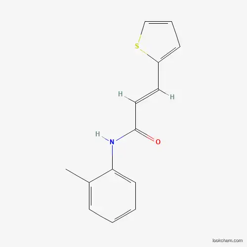 Molecular Structure of 545364-72-5 ((2E)-N-(2-methylphenyl)-3-(thiophen-2-yl)prop-2-enamide)