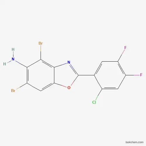 4,6-Dibromo-2-(2-chloro-4,5-difluorophenyl)-1,3-benzoxazol-5-amine