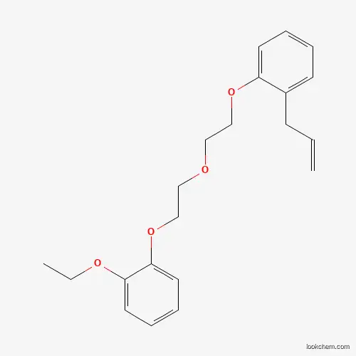 Molecular Structure of 6444-28-6 (1-Ethoxy-2-[2-[2-(2-prop-2-enylphenoxy)ethoxy]ethoxy]benzene)