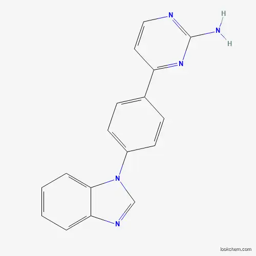 4-[4-(1H-1,3-benzimidazol-1-yl)phenyl]-2-pyrimidinylamine