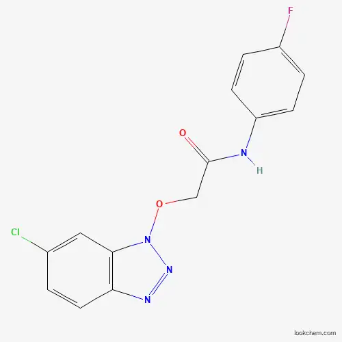 Molecular Structure of 749878-72-6 (2-[(6-chloro-1-benzotriazolyl)oxy]-N-(4-fluorophenyl)acetamide)