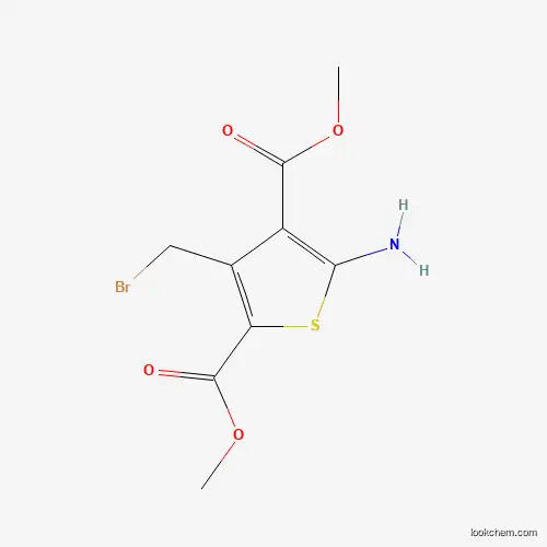 Molecular Structure of 749902-86-1 (2,4-Dimethyl 5-amino-3-(bromomethyl)thiophene-2,4-dicarboxylate)