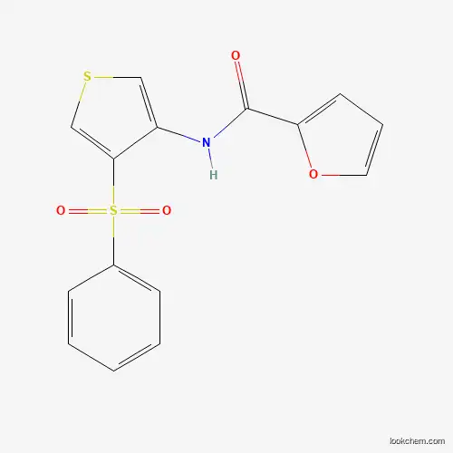 N-[4-(benzenesulfonyl)thiophen-3-yl]furan-2-carboxamide